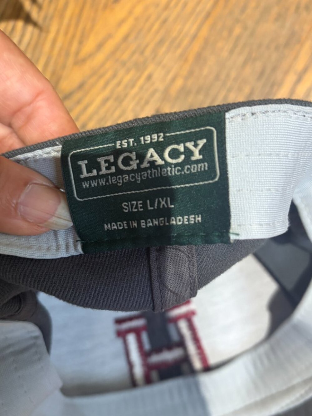 Harvard University Hat Size Large / XL Gray Red by Legacy - Picture 7 of 7